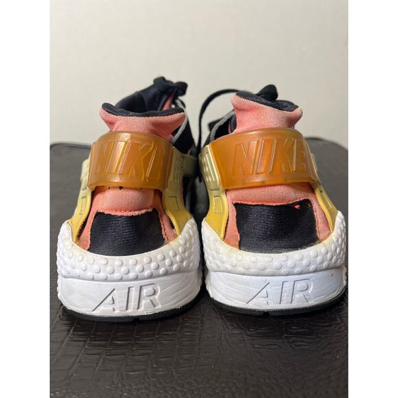 Nike Air Huarache Run PA Black/Light Bone-Hot Lava-White -705008 006 - Picture 5 of 7